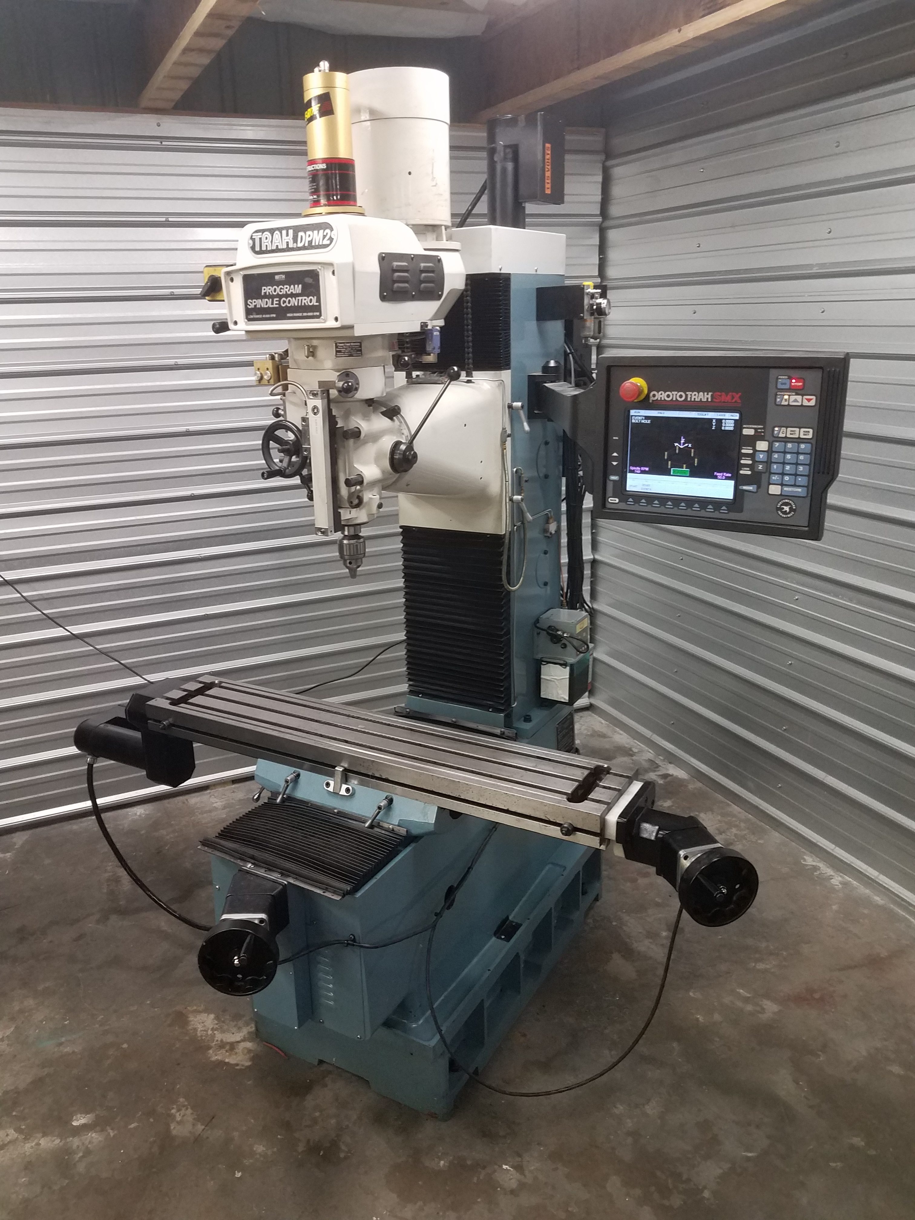 Southwestern Industries Proto Trak DPM2 SMXP Bed Mill with Advanced Feature 2013 Image